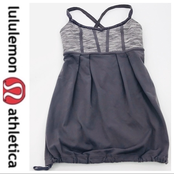 💕SALE💕 Lululemon Gray White Dance Tank Top - Picture 2 of 7